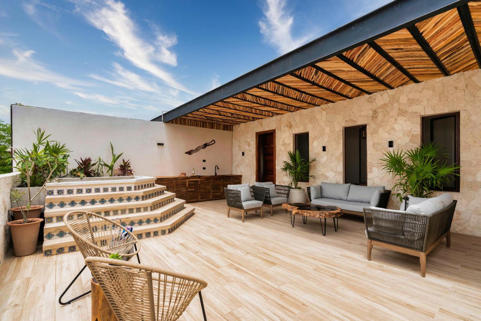 El Rey Loro - Lux 4 Bed Villa @Bluedeertulum Eksteriør billede