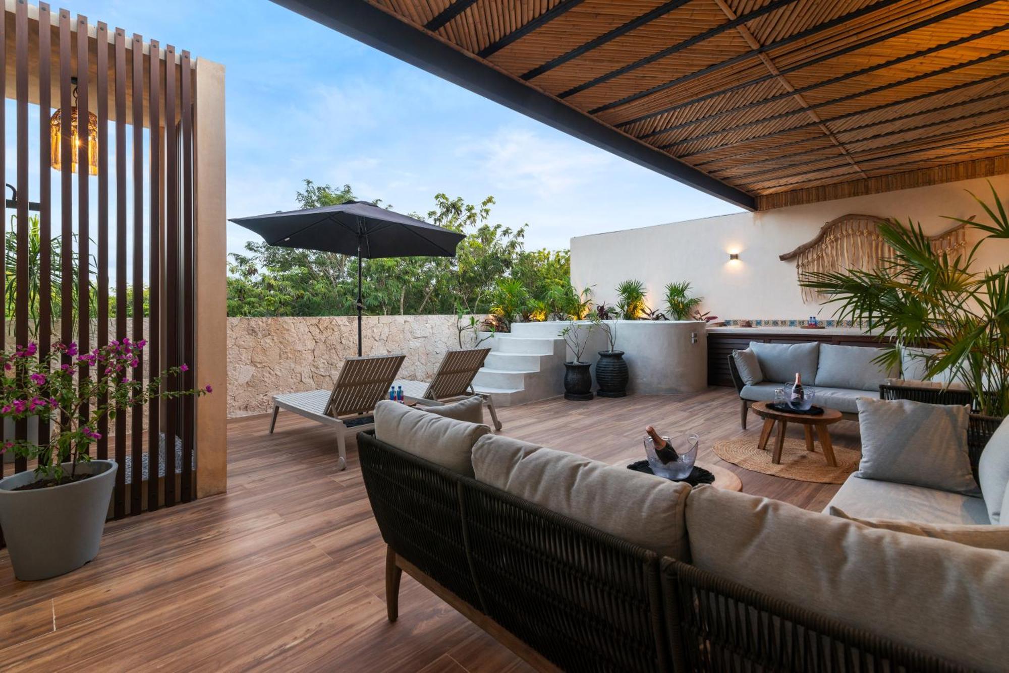 El Rey Loro - Lux 4 Bed Villa @Bluedeertulum Eksteriør billede