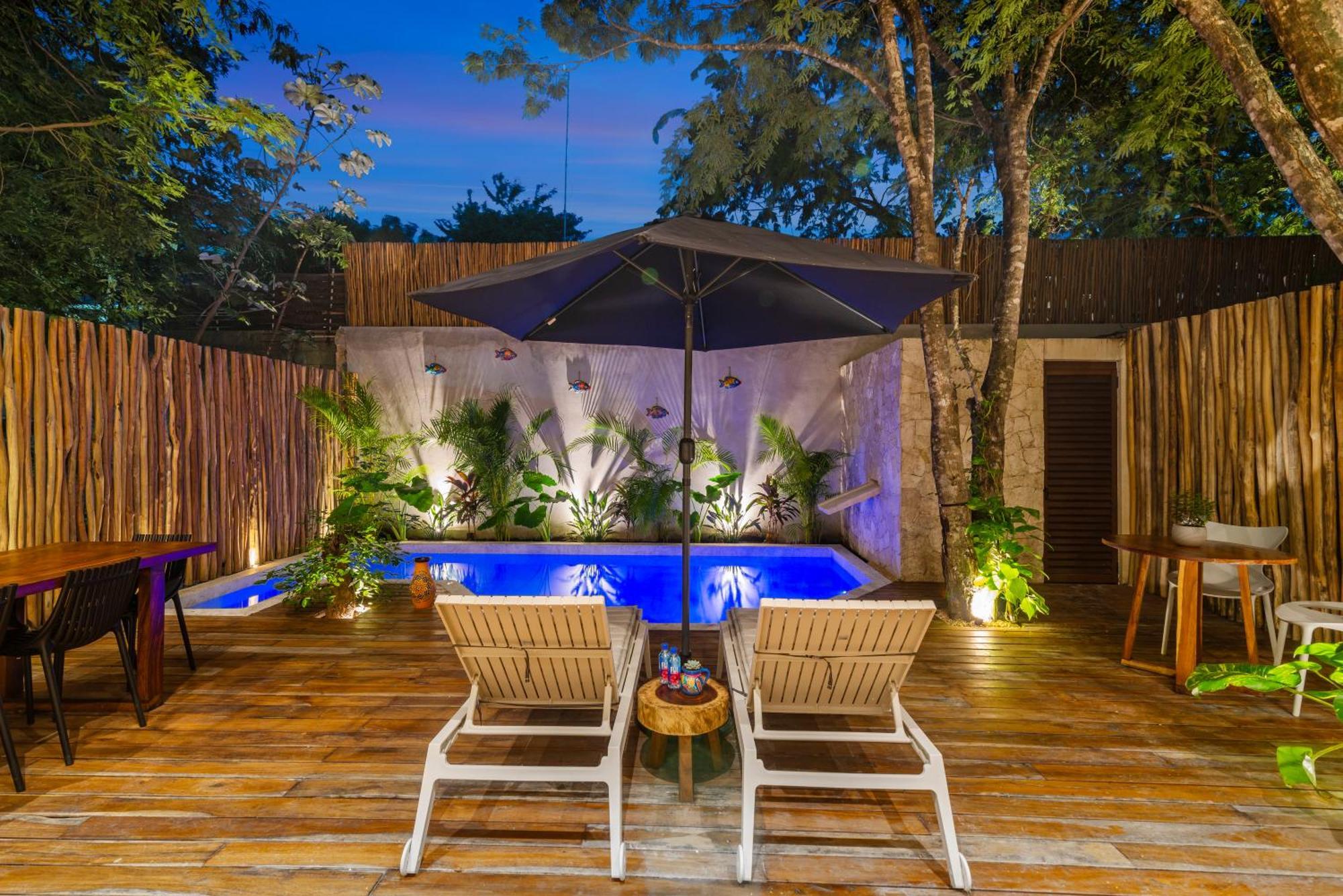 El Rey Loro - Lux 4 Bed Villa @Bluedeertulum Eksteriør billede